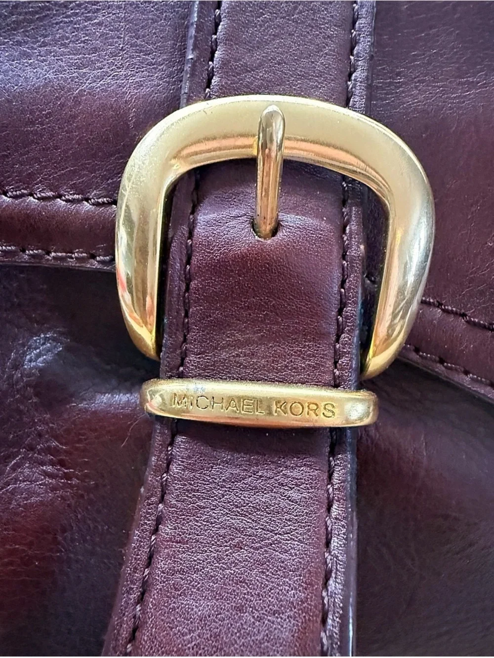 Michael Kors Classic Brown Leather Shoulder Bag - Women